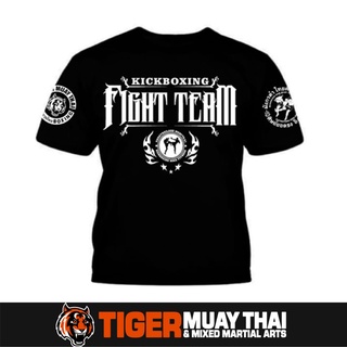 เสื้อยืดแขนสั้น พิมพ์ลายเสือไทย MMA Fighting Sanda UFC สไตล์คลาสสิก สําหรับผู้หญิงS-5XL