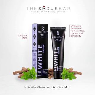 ยาสีฟัน Brilliant Smile ™ Hi White Charcoal Licorice Mint Toothpaste (65 ml)