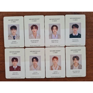 [แท้/พร้อมส่ง] บัตรสมาชิก Membership Card Pentagon 2022 Seasons Greetings