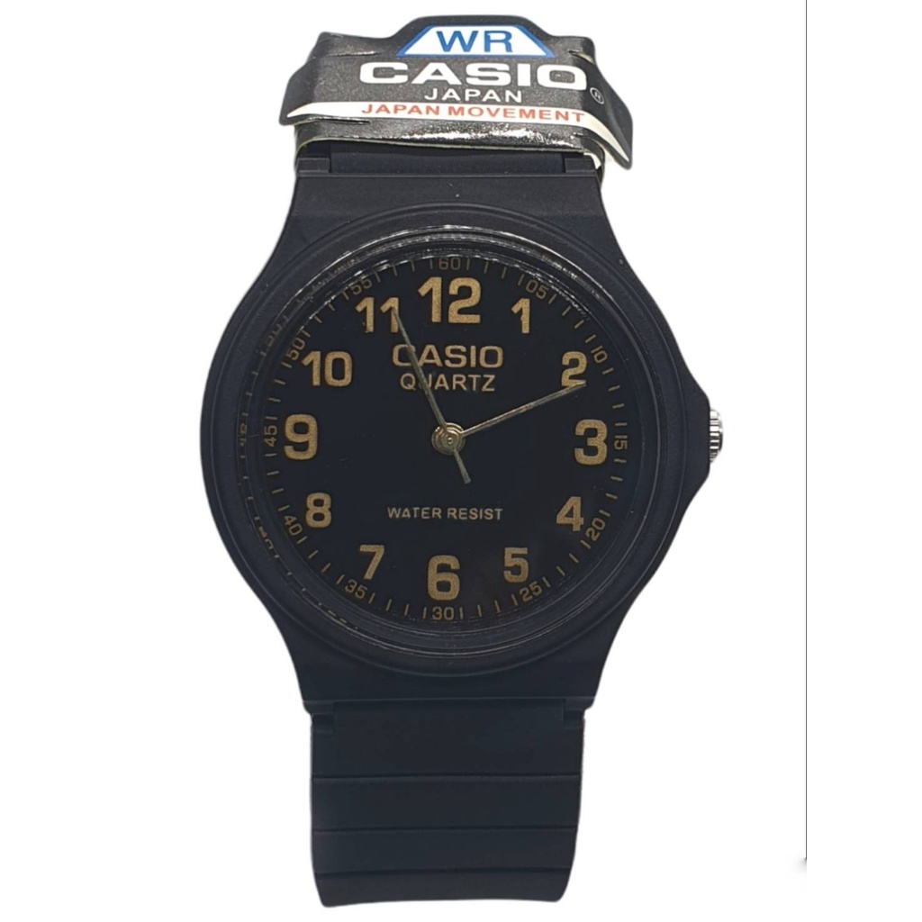 (กันน้ำ) นาฬิกาcasio พร้อมกล่อง นาฬิกาข้อมือผู้ชาย casio สายยาง สีดำ นาฬิกาคาสิโอ้ RC537