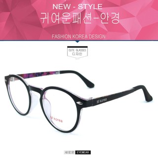 Fashion M Korea แว่นสายตา รุ่น 8540 สีดำตัดชมพูเข้ม  (กรองแสงคอม กรองแสงมือถือ)