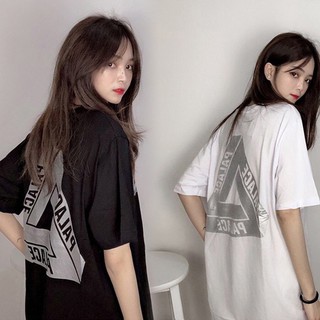 ⚛️TNB COCO2⚛️เสื้อโอเวอร์ไซส์ สีขาว-ดำ เสื้อผ้าแฟชั่นผู้หญิงเกาหลี Oversize 406