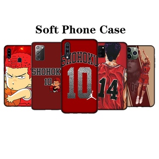 เคสโทรศัพท์มือถือ ซิลิโคนนิ่ม TPU ลายการ์ตูน slam dunk LIU102 สําหรับ Samsung Note 8 9 10 Plus Lite 20 Ultra