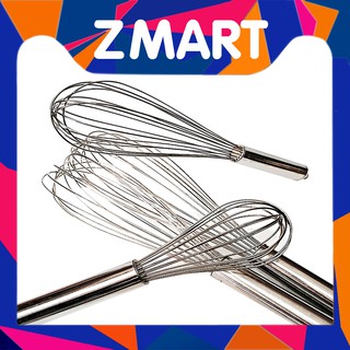Z mart ลวดหนาด้ามหนามาก ตะกร้อตีไข่ ตะกร้อตีแป้ง ที่ตีแป้ง ที่ตีไข่ แส้ตีไข่ เบเกอรี่ ตะกร้อมือ