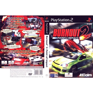 แผ่นเกมส์ PS2 Burnout 2 Point of Impact   คุณภาพ ส่งไว (DVD)