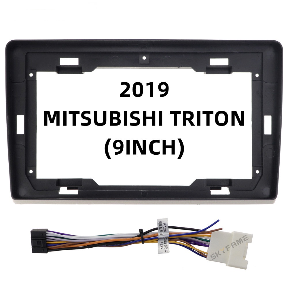 อะแดปเตอร์กรอบรถยนต์ สําหรับ Mitsubishi Triton 2019 Android Radio Dask Kit Fascia 1 order