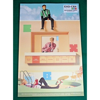 พร้อมส่ง  โปสเตอร์ POSTER OFFICIAL - EXO-CBX - Blooming Days A Type