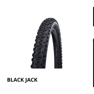 ยาง26x1.90/26x2.00/26x2.10/26x2.25 SCHWALBE Black JACK ขอบลวด