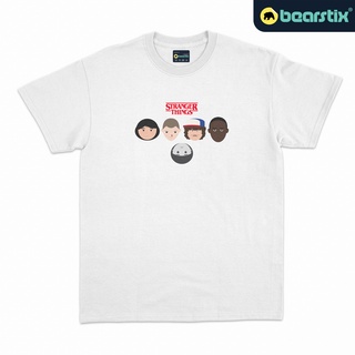 เสื้อยืดวินเทจBearstix เสื้อยืด พิมพ์ลาย Stranger Things Chibi Netflix สําหรับผู้ชาย และผู้หญิงS-3XL