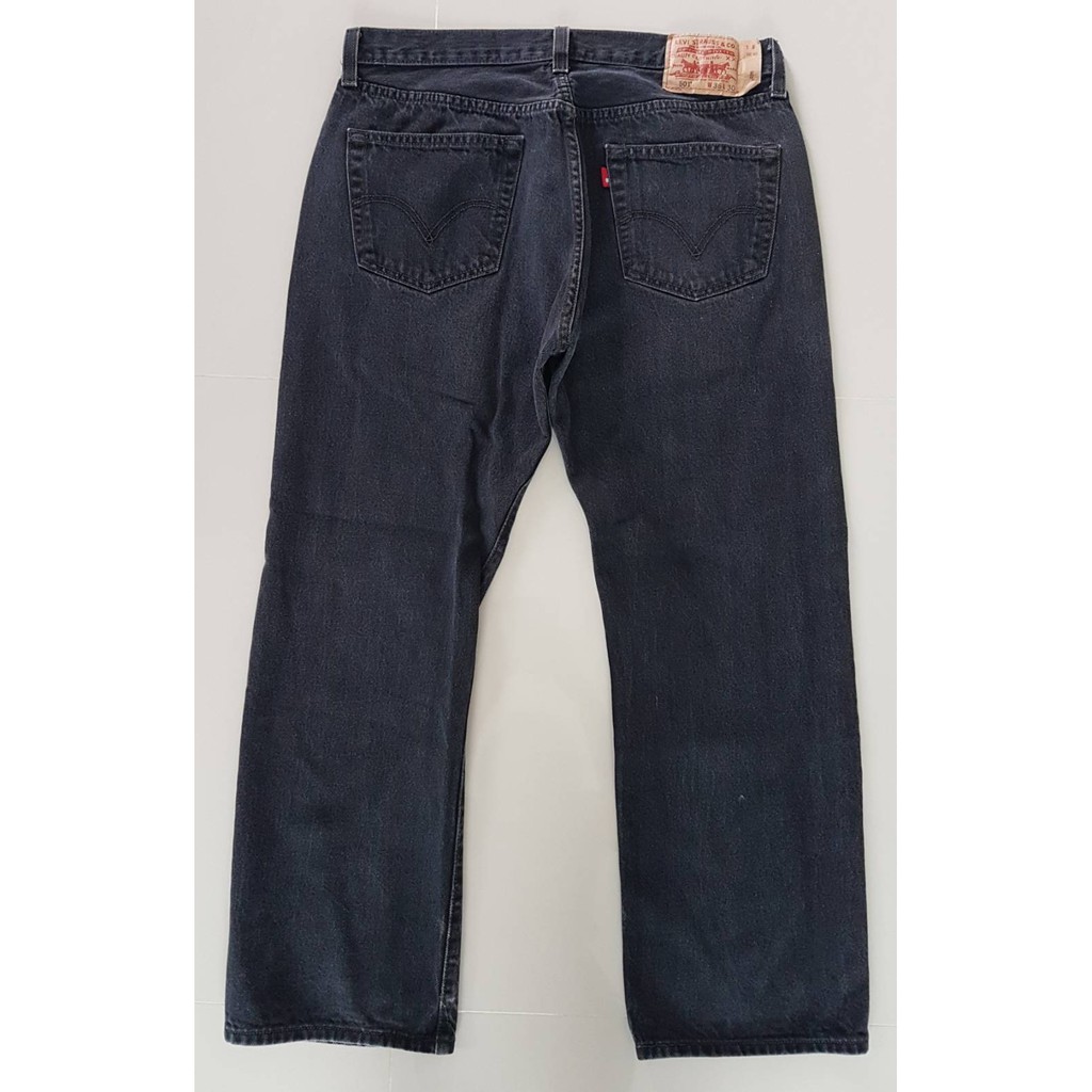 Super Black Levi's 501-0660 W36 (I1297)