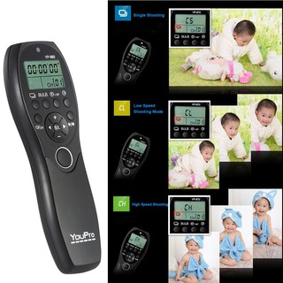 youpro yp - 880 l 1 รีโมทกดชัตเตอร์กล้องหน้าจอ lcd