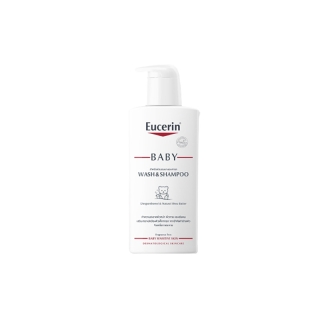 Eucerin pH5 BABY WASH & SHAMPOO 400 ML (ยูเซอริน แชมพูทำความสะอาดผิวหน้า ผิวกายและเส้นผม สูตรอ่อนโยน เหมาะสำหรับผิวเด็ก)