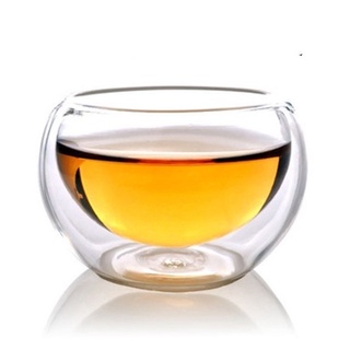 Double Wall Glass Tea Cup ขนาด 50 มิลลิลิตร