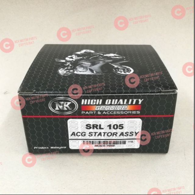 ACG STATOR COIL ASSY - YAMAHA - SRL 105/ LAGENDA 105 (NK)