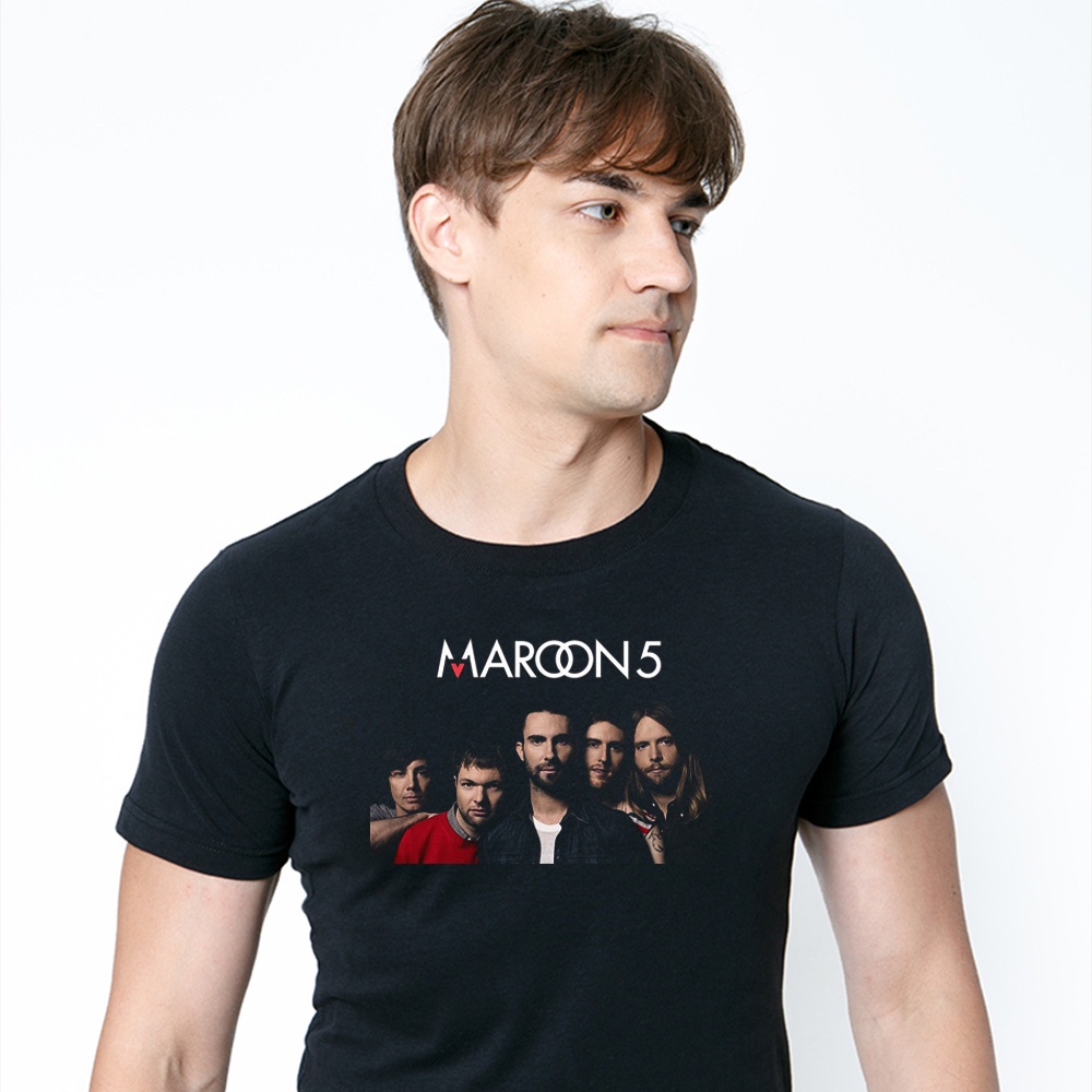 เสื้อยืด Maroon 5 มารูนไฟฟ์ คอนเสิร์ต ผ้าดี Cotton100% หนานุ่มใส่สบาย พร้อมส่ง