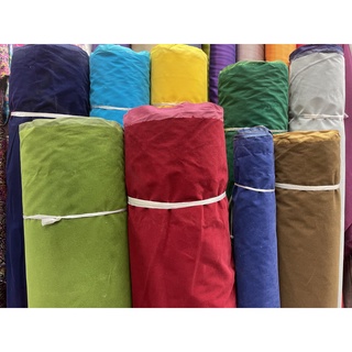 ผ้าสักหลาด สีพื้น หน้ากว้าง 36 นิ้ว, Flannel Faric, Plain Color, 36 Inches Wide