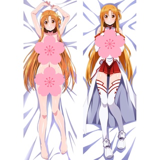 ปลอกหมอนอิง ลายการ์ตูนอนิเมะ Sword Art Online Youki Asuna Yuuki Asuna Dakimakura Male Otaku ขนาด 50X150 ซม.