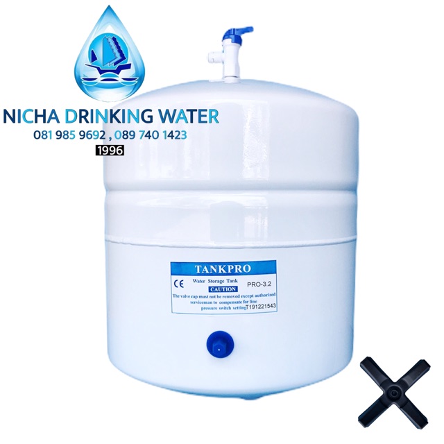 ถังเก็บน้ำ RO-132 ใช้บรรจุน้ำคู่กับเครื่องกรองน้ำระบบ Reverse Osmosis(RO) 50-75 GPD