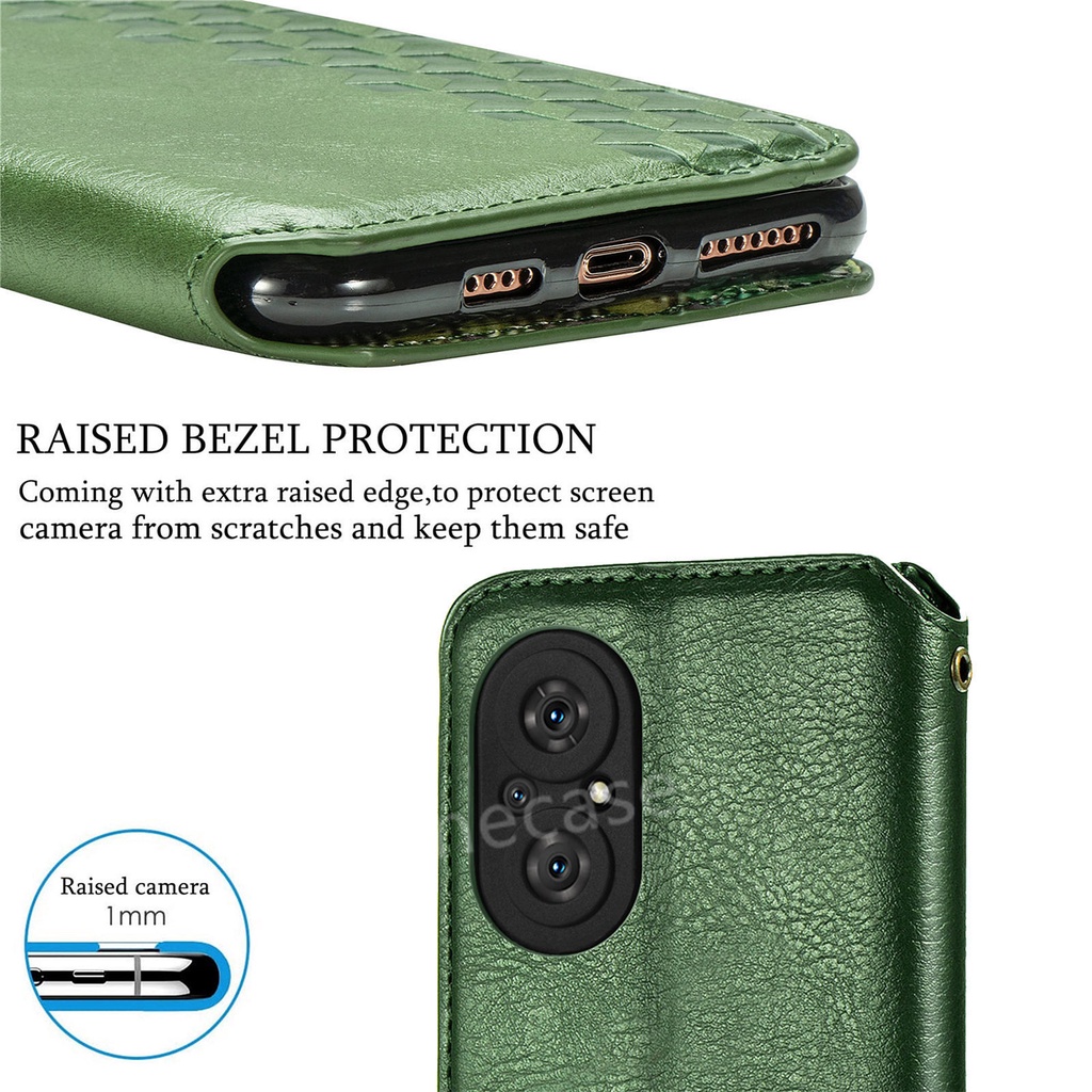 เคสโทรศัพท์สําหรับ Huawei Nova 9 10 11 12 SE 11i 12i 12s 9SE Nova9 หนังโทรศัพท์ปลอกช่องเสียบการ์ดกันกระแทกฝาครอบแบบพับนุ่ม - รูปที่ 7