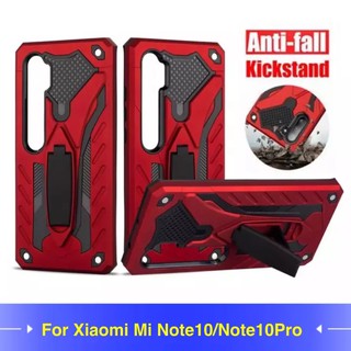 Case Xiaomi Mi Note 10 / Mi Note 10Pro เคสเสียวหมี่ โน๊ต10 Mi Note 10 เคสหุ่นยนต์ เคสไฮบริด มีขาตั้ง เคสกันกระแทก