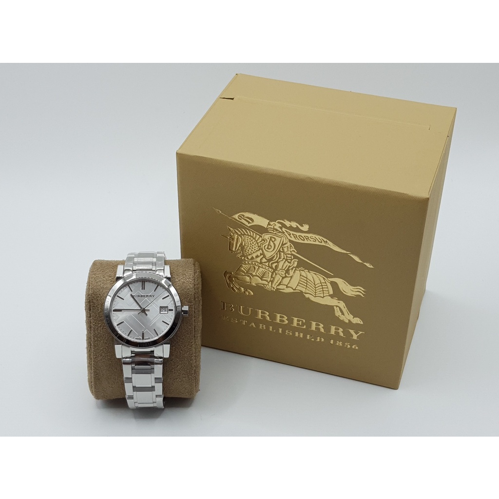 นาฬิกา BURBERRY WOMEN'S BU9100 LARGE CHECK 35 MM SWISS QUARTZ พร้อมกล่อง (ใหม่)