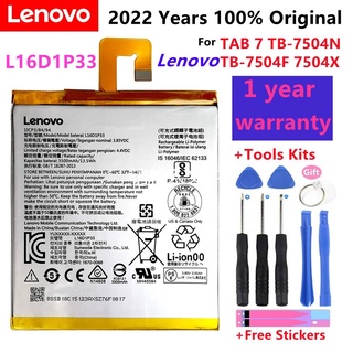 ใหม่ Original L16D1P33 แบตเตอรี่สำหรับ Lenovo TAB 7 TB-7504N TB-7504F 7504X 3500mAh + เครื่องมือ