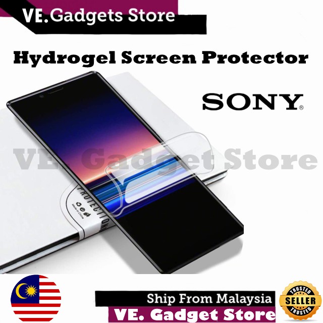 SONY Xperia XZ2 / XZ2 Compact / XZ2 Premium / XZ3 Hydrogel Soft Screen Protector Pelindung Skrin