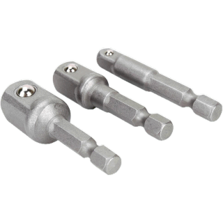 โปรโมชั่น : อะแดปเตอร์ซ็อกเก็ตอะแดปเตอร์ซ็อกเก็ตสว่านไดร์เวอร์ Hex Drive To 14 38 12 3 ชิ้น