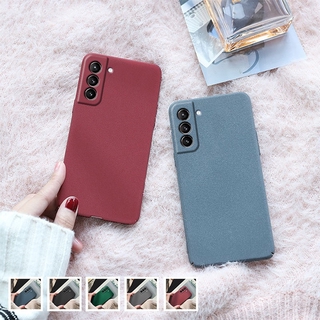 เคสโทรศัพท์มือถือ ซิลิโคนนิ่ม ผิวด้าน บางมาก สําหรับ Samsung Galaxy A03S A72 A52 A32 A22 S21 S21 Plus S21 Ultra M32 5G 4G S21 Plus Ultra