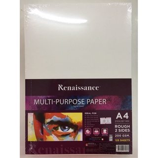 กระดาษ 100ปอนด์ A4 แพค 50 แผ่น Renaissance