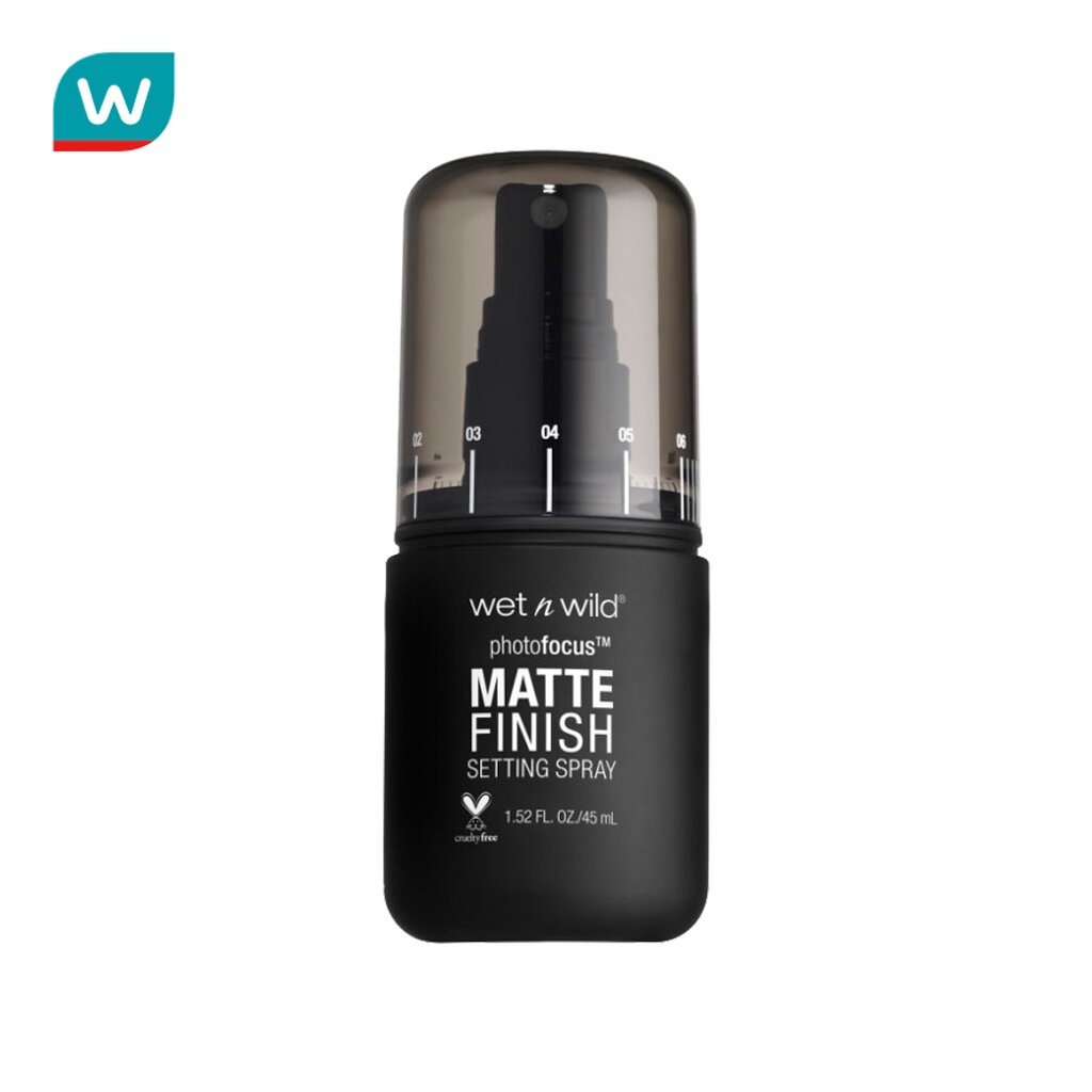 Wet n Wild เว็ท เอ็น ไวลด์ โฟโต้ โฟกัส เซ็ตติ้ง สเปรย์-แมตต์ 45 มล. อี772 แมตต์ แอพเพียล