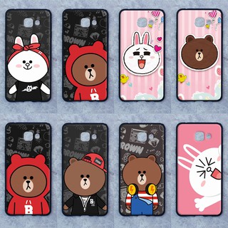 เคส Samsung  A7 (2016)  ลายหมีบราวน์  ขอบนิ่มหลังแข็ง เคสมือถือ เคสโทรศัพท์ Case