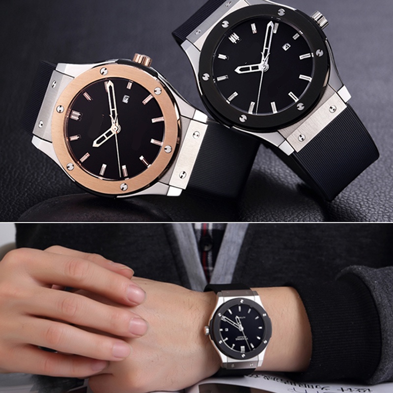 สายนาฬิกาข้อมือ สายยางซิลิโคน แบบพับได้ ขนาดใหญ่ อุปกรณ์เสริม สําหรับ HUBLOT BIG BANG CLASSIC FUSION