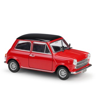 รถโมเดล WELLY 1:24 Mini Cooper 1300 เปิดประตูและกระโปรงหน้ารถได้ สีแดง