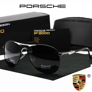 Porsche แว่นตากันแดด เลนส์โพลาไรซ์ ป้องกันรังสียูวี 400 พร้อมกล่องแบรนด์ สําหรับผู้ชาย ผู้หญิง