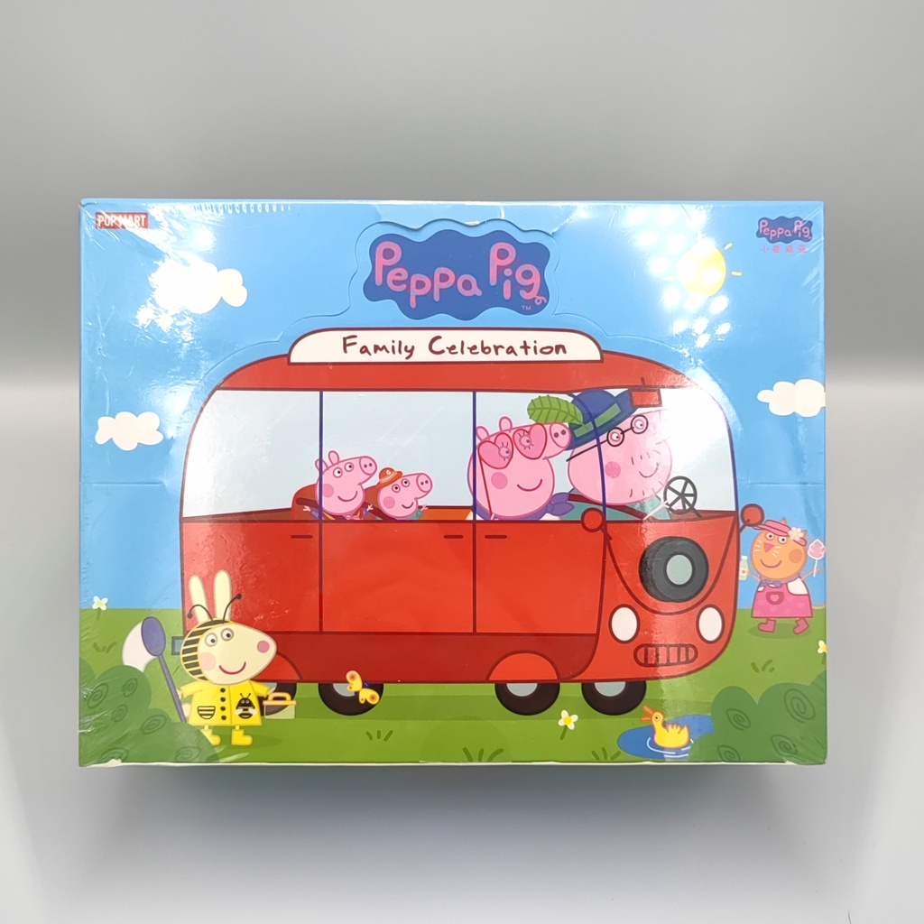 (ยกกล่อง) POP MART Peppa Pig Family Celebration Series