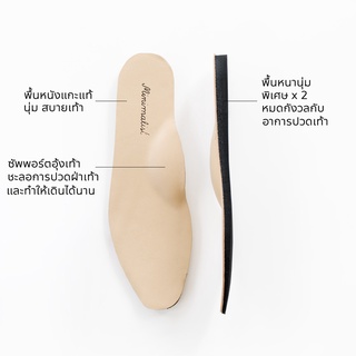 𝐌𝐈𝐍𝐈𝐌𝐀𝐋𝐈𝐒𝐓 แผ่นพื้นรองเท้า insole มีซัพพอร์ตอุ้งเท้า (รองเท้ารุ่น Middleton crystal , Rey , Sister M)