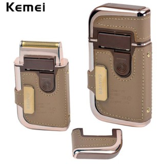 Kemei เครื่องโกนหนวดเคราไฟฟ้า แบบชาร์จไฟได้ สําหรับผู้ชาย KM-5600