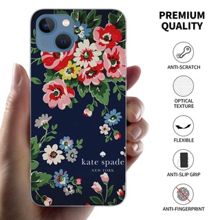 เคสโทรศัพท์มือถือแบบใส กันกระแทก ลาย Kate Spade สําหรับ IPhone 11 13 12 Pro XS Max MiNi 11 Pro X XR XS Max 6S 7 8 Plus SE 2 Samsung Note and S Series