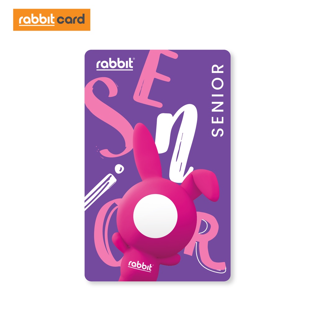 [Physical Card] Rabbit Card บัตรแรบบิทพิเศษสำหรับผู้สูงอายุ 2022 (OL-003)