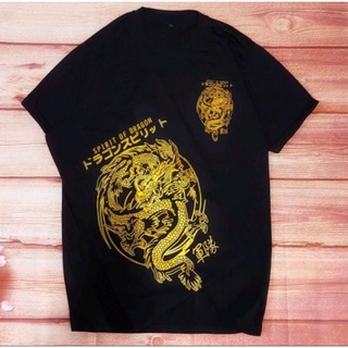 เสื้อยืด พิมพ์ลาย SPIRIT OF DRAGON DISTRO สไตล์ญี่ปุ่น