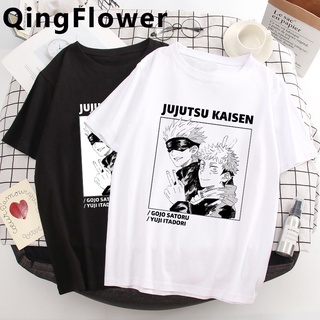 เสื้อยืดคอกลม เสื้อยืด พิมพ์ลายกราฟฟิคอนิเมะ Jujutsu Kaisen Yuji Itadori แฟชั่นฤดูร้อน สไตล์ญี่ปุ่น สําหรับผู้ชาย