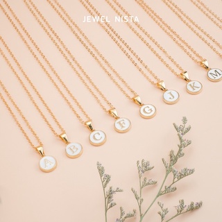 alphabet necklace สร้อยคอตัวอักษร [gold]