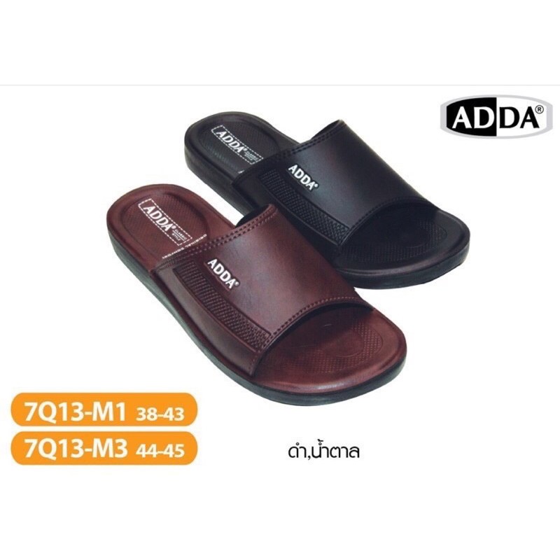 [ลูกค้าใหม่ราคา 1 บาท]🍀รองเท้าสวมลำลอง Adda 7Q13M🍀 พื้นPUแท้ ADDAแท้ 💯%Size 38-45