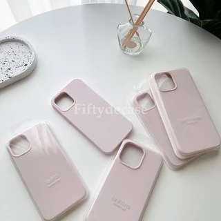 เคสกำมะหยี่ รุ่น 7-17promax เคสซิลิโคนสีพื้น ไม่มีโลโก้ (สีชมหม่น) พร้อมส่ง !!!