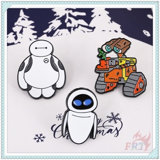 Wall· E &amp; Big Hero 6 - Baymax / Vali / Eve เข็มกลัดรูปหุ่นยนต์สําหรับติดกระเป๋าเป้สะพายหลัง 1ชิ้น