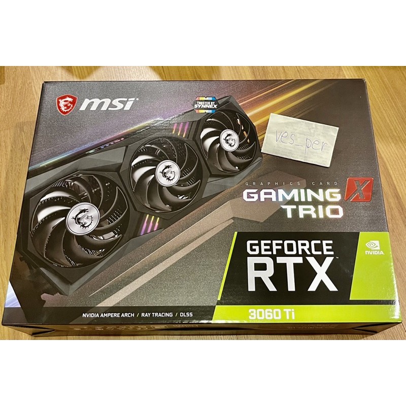 (ของใหม่) การ์ดจอ MSI GeForce RTX 3060ti Gaming X Trio !!