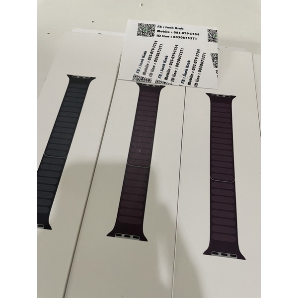 สาย (38,40,41) แท้ ถูกกกก มากกก Midnight Leather Link, Dark Cherry