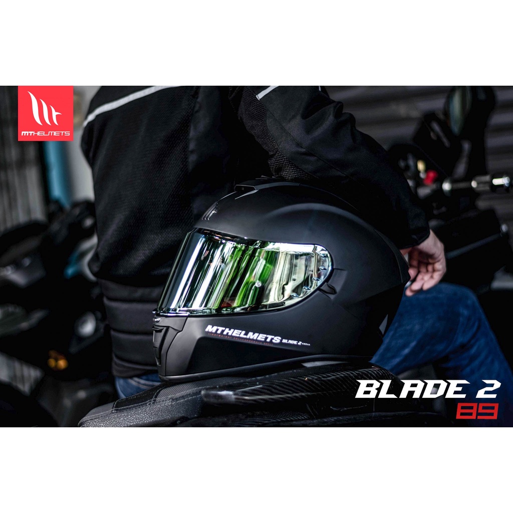 หมวกกันน็อค MT BLADE 2 SV SOLID MATT BLACK " กรีดลมได้คมกริบ "