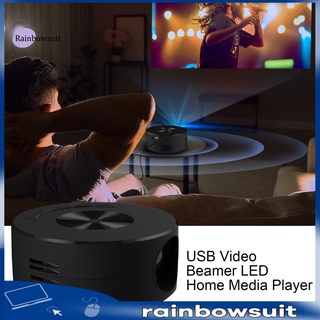 [RB] โปรเจคเตอร์วิดีโอ YT200 Smart Video Projector TV LED Home Theater Eye Protection